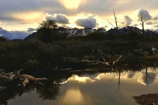 With LATITUR on Ushuaia you can make Trekking a Laguna Esmeralda Sunset