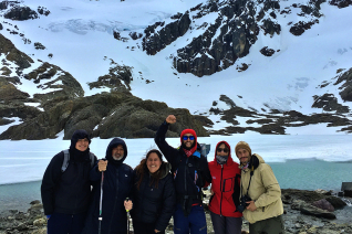 Glaciar Vinciguerra y Laguna de los Témpanos