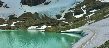 Glaciar Vinciguerra y Laguna de los Témpanos